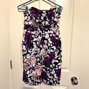 Ricki’s Floral Strapless Dress - Size 2